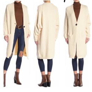 Free people cardigan cream XS